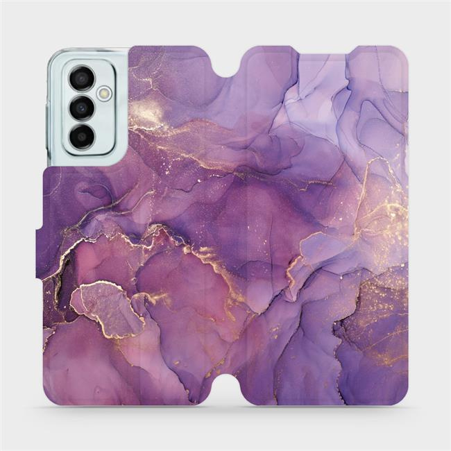 Flipové pouzdro Mobiwear - Samsung Galaxy M23 5G - VP20S Fialový mramor