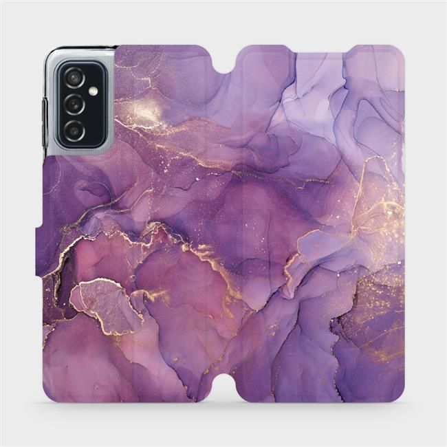 Flipové pouzdro Mobiwear - Samsung Galaxy M52 5G - VP20S Fialový mramor