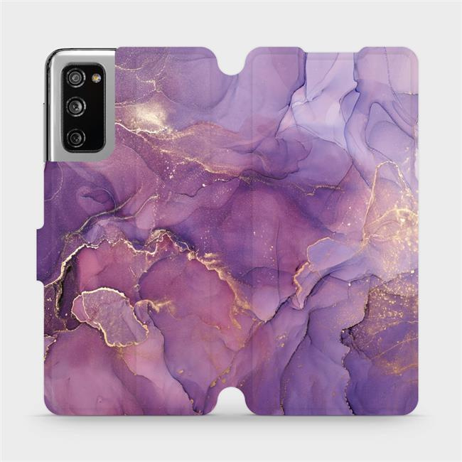 Flipové pouzdro Mobiwear - Samsung Galaxy S20 FE - VP20S Fialový mramor