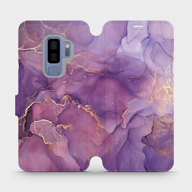 Flipové pouzdro Mobiwear - Samsung Galaxy S9 Plus - VP20S Fialový mramor