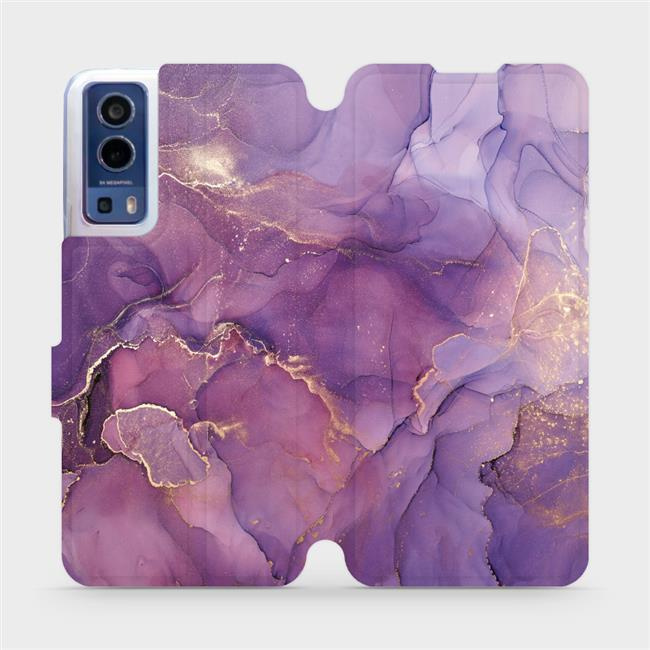 Flipové pouzdro Mobiwear - Vivo Y52 5G - VP20S Fialový mramor