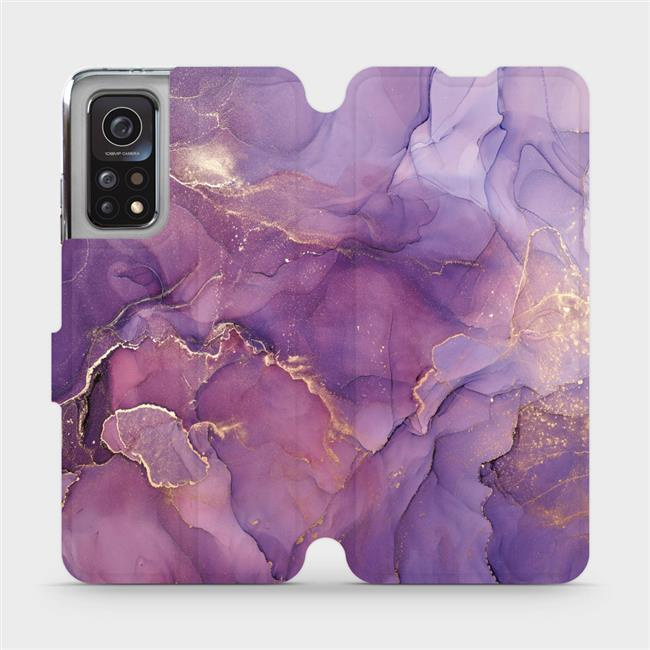 Flipové pouzdro Mobiwear - Xiaomi Mi 10T - VP20S Fialový mramor