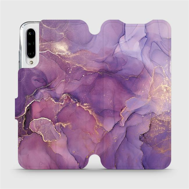 Flipové pouzdro Mobiwear - Xiaomi Mi A3 - VP20S Fialový mramor