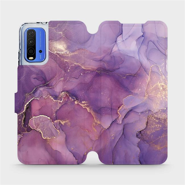 Flipové pouzdro Mobiwear - Xiaomi Redmi 9T - VP20S Fialový mramor
