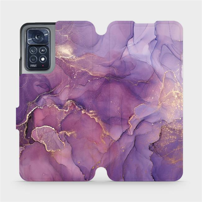 Flipové pouzdro Mobiwear - Xiaomi Redmi Note 11 Pro 5G - VP20S Fialový mramor