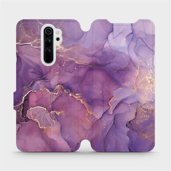 Flipové pouzdro Mobiwear - Xiaomi Redmi Note 8 Pro - VP20S Fialový mramor