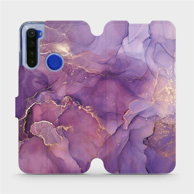 Flipové pouzdro Mobiwear - Xiaomi Redmi Note 8T - VP20S Fialový mramor