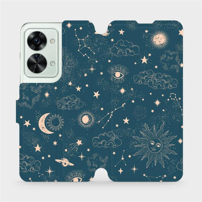 Flipové pouzdro Mobiwear - OnePlus Nord 2T 5G - VP14S Magický vesmír