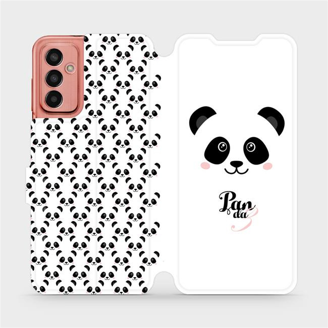 Flipové pouzdro Mobiwear - Samsung Galaxy M13 - M030P Panda Amálka
