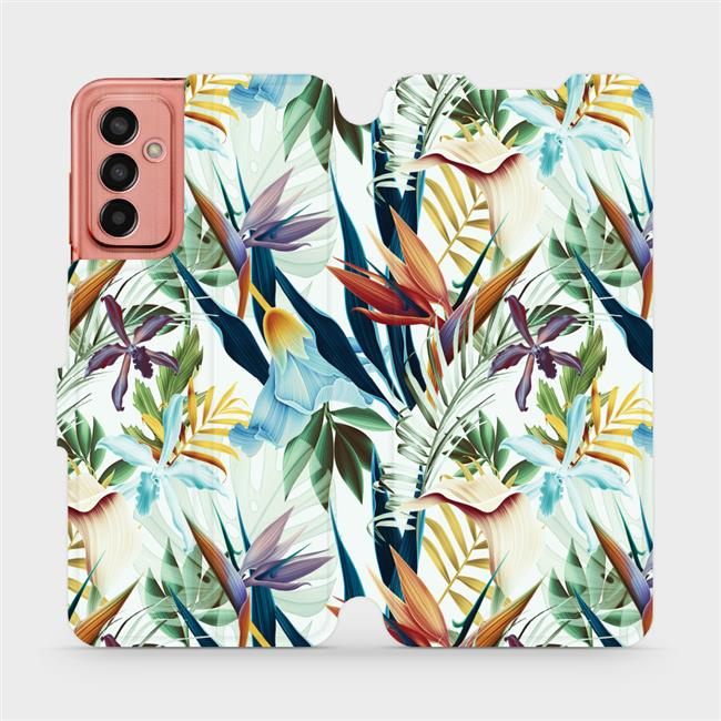 Flipové pouzdro Mobiwear - Samsung Galaxy M13 - M071P Flóra
