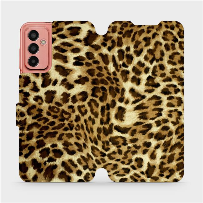 Flipové pouzdro Mobiwear - Samsung Galaxy M13 - VA33P Leopardí vzor