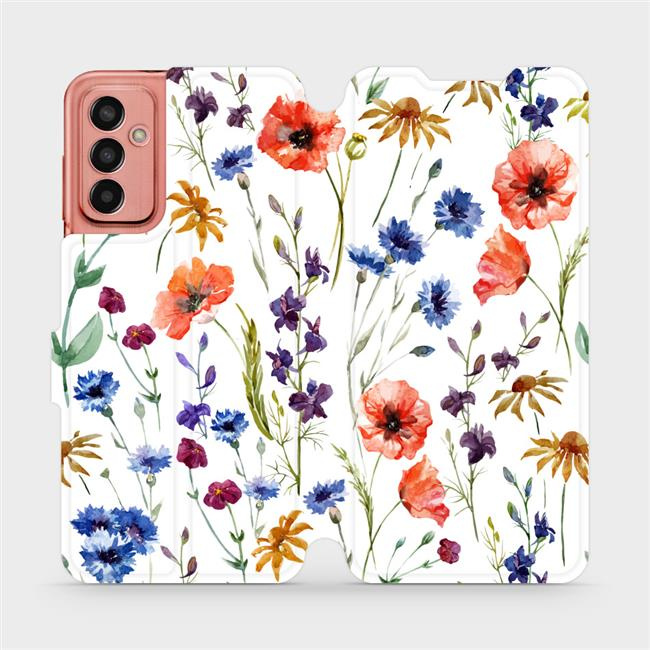 Flipové pouzdro Mobiwear - Samsung Galaxy M13 - MP04S Luční kvítí