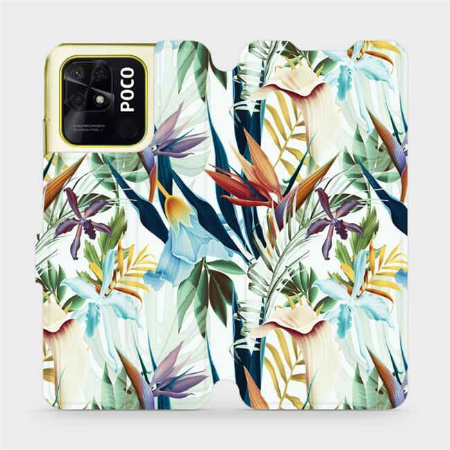 Flipové pouzdro Mobiwear - Xiaomi Poco C40 - M071P Flóra