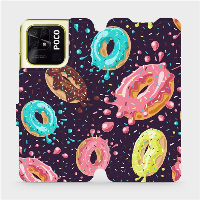 Flipové pouzdro Mobiwear - Xiaomi Poco C40 - VP19S Donutky