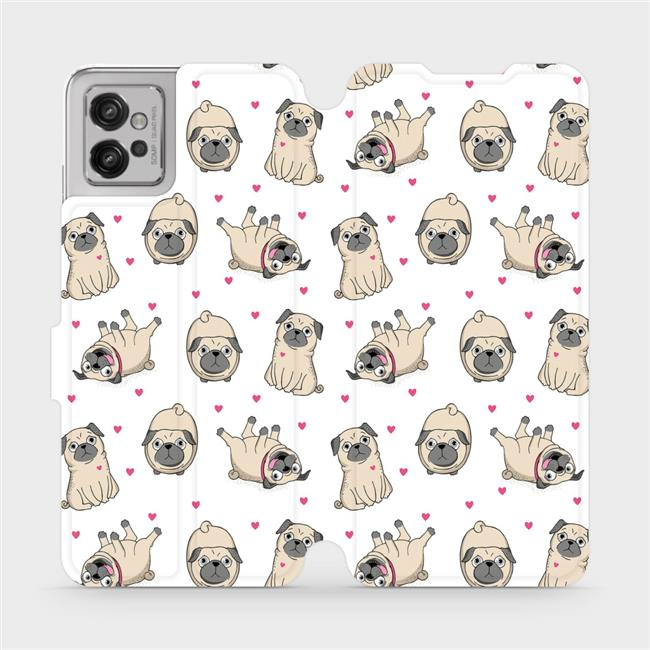 Flipové pouzdro Mobiwear - Motorola Moto G32 - M097P Mopsíci