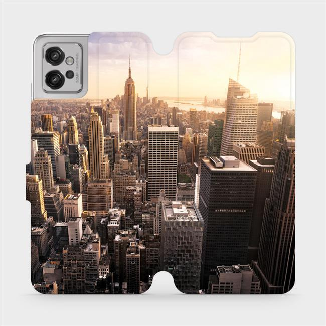 Flipové pouzdro Mobiwear - Motorola Moto G32 - M138P New York
