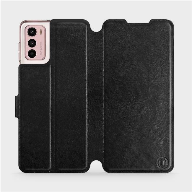 Flipové pouzdro Mobiwear - Motorola Moto G42 - Černé a šedé