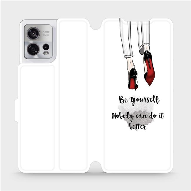 Flipové pouzdro Mobiwear - Motorola Edge 30 Fusion - M046P Be yourself