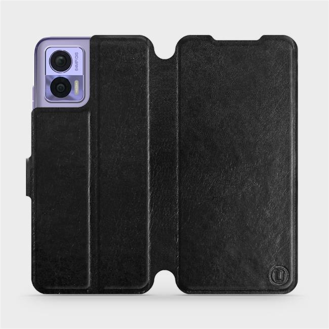 Flipové pouzdro Mobiwear - Motorola Edge 30 Neo - Černé a šedé
