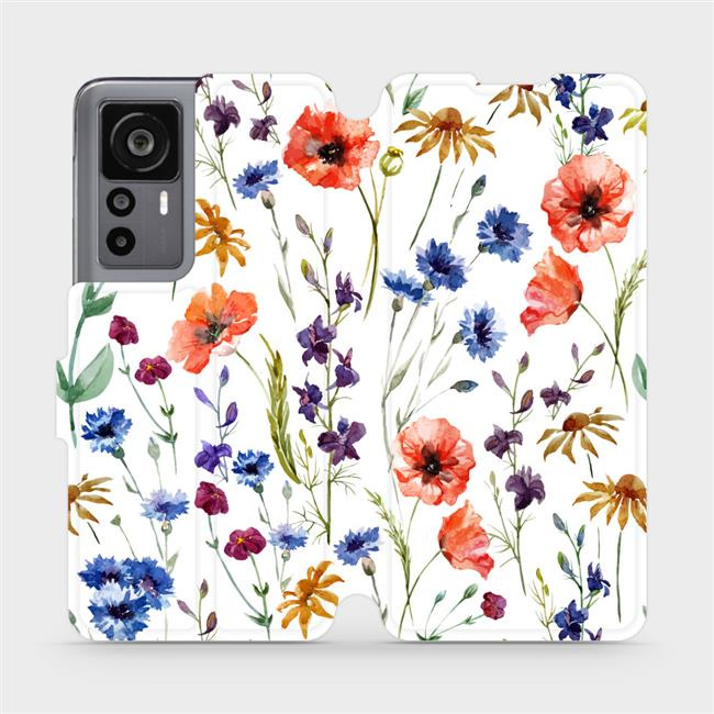 Flipové pouzdro Mobiwear - Xiaomi 12T Pro / Xiaomi 12T - MP04S Luční kvítí