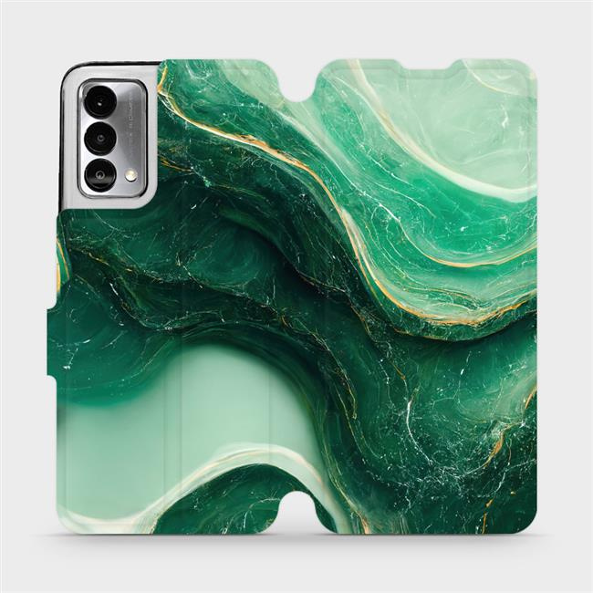 Flipové pouzdro Mobiwear - Realme GT Master Edition - VP38S Zelený mramor
