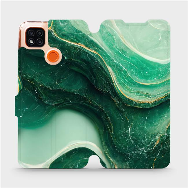 Flipové pouzdro Mobiwear - Xiaomi Redmi 9C - VP38S Zelený mramor