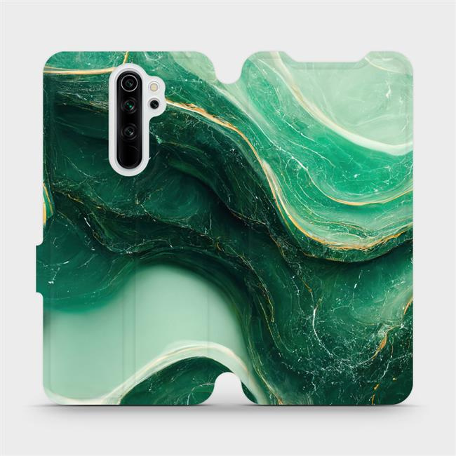 Flipové pouzdro Mobiwear - Xiaomi Redmi Note 8 Pro - VP38S Zelený mramor