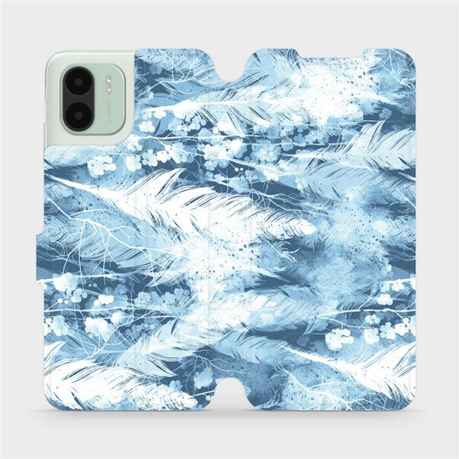 Flipové pouzdro Mobiwear - Xiaomi Redmi A1 - M058S Světle modrá horizontální pírka