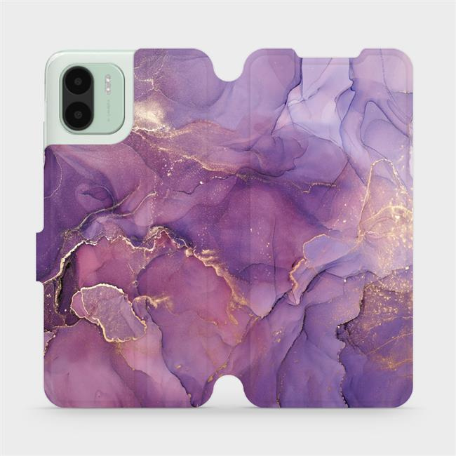 Flipové pouzdro Mobiwear - Xiaomi Redmi A1 - VP20S Fialový mramor