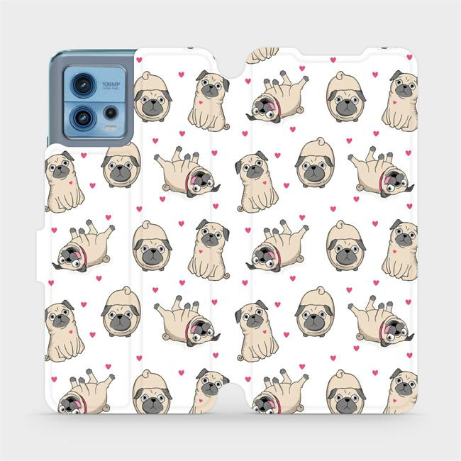 Flipové pouzdro Mobiwear - Motorola Moto G72 - M097P Mopsíci