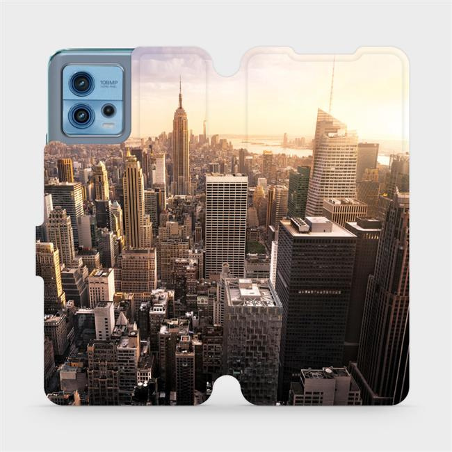 Flipové pouzdro Mobiwear - Motorola Moto G72 - M138P New York