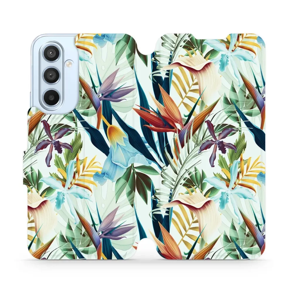 Flipové pouzdro Mobiwear - Samsung Galaxy A54 5G - M071P Flóra