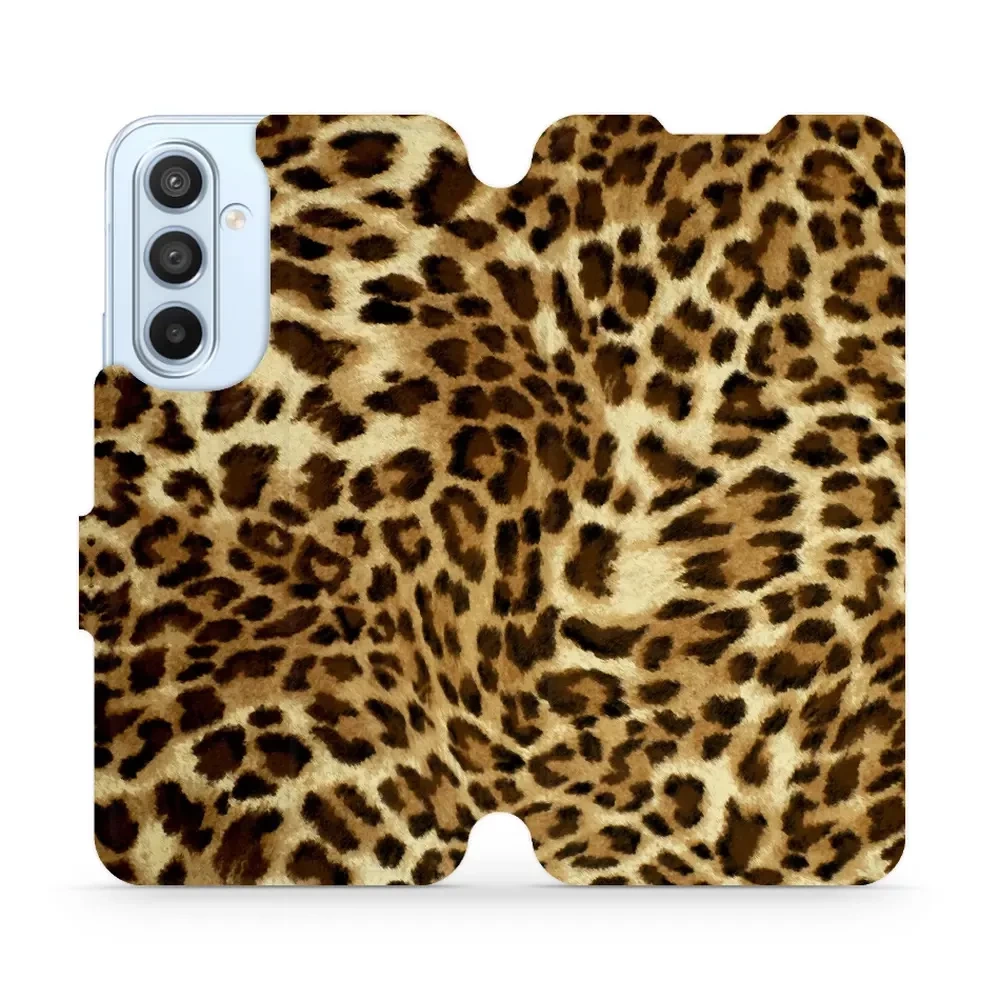 Flipové pouzdro Mobiwear - Samsung Galaxy A54 5G - VA33P Leopardí vzor