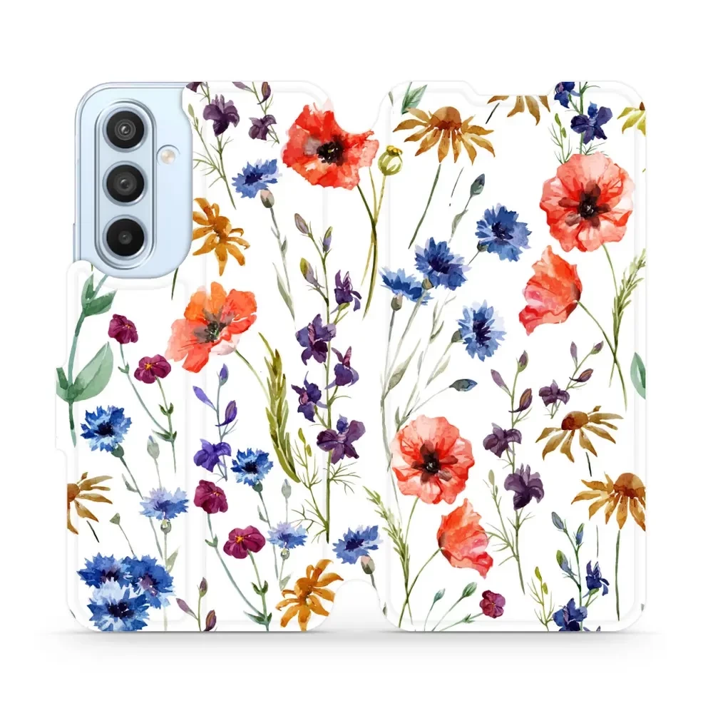 Flipové pouzdro Mobiwear - Samsung Galaxy A54 5G - MP04S Luční kvítí