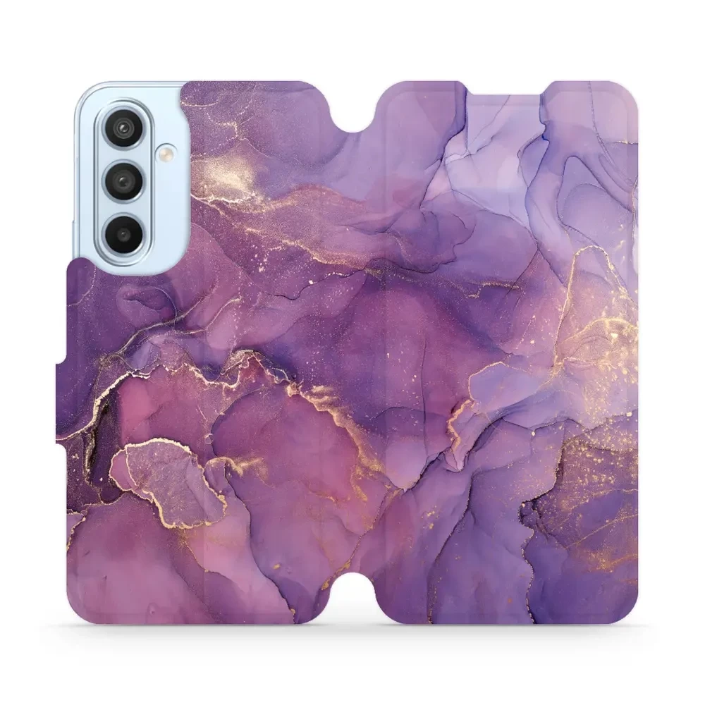 Flipové pouzdro Mobiwear - Samsung Galaxy A54 5G - VP20S Fialový mramor