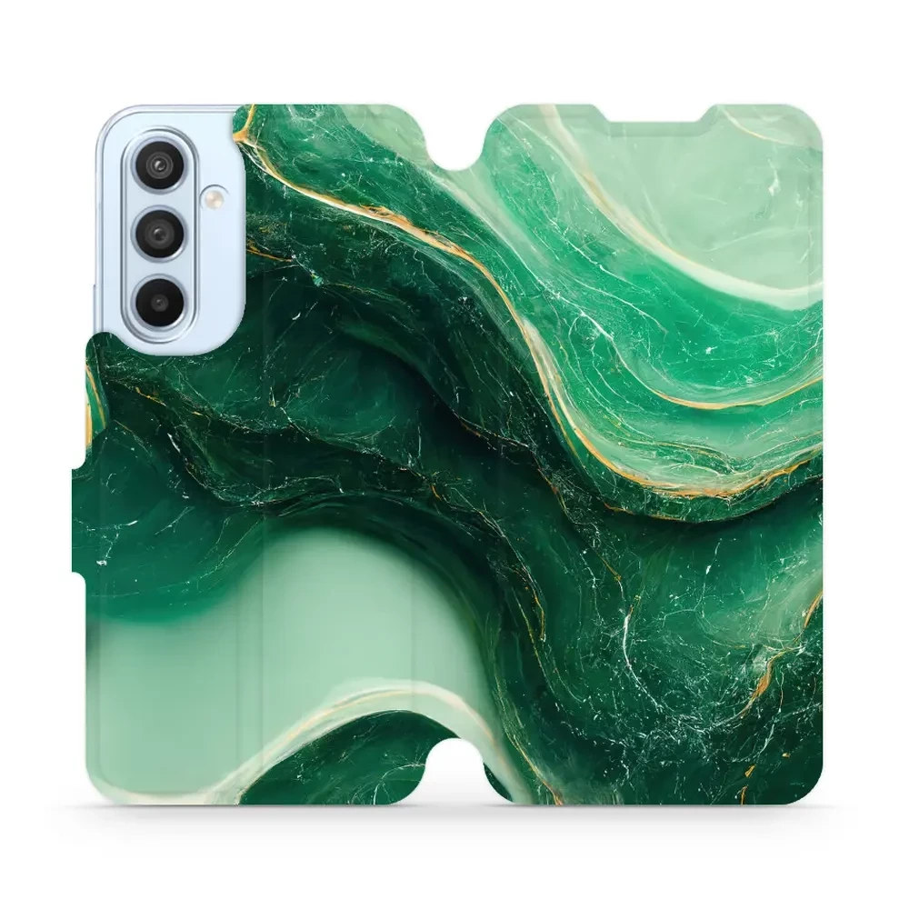 Flipové pouzdro Mobiwear - Samsung Galaxy A54 5G - VP38S Zelený mramor