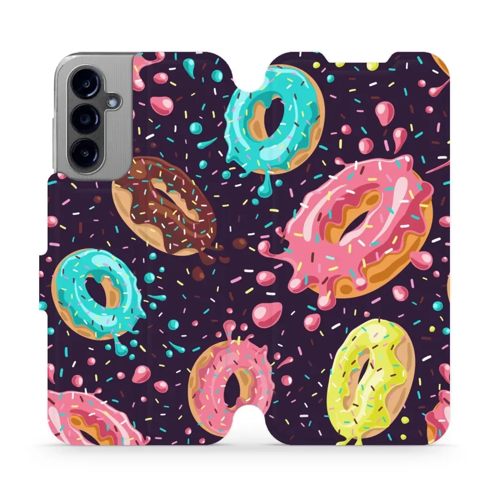 Flipové pouzdro Mobiwear - Samsung Galaxy A14 LTE / 5G - VP19S Donutky