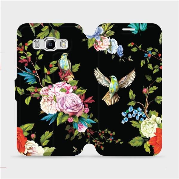Flipové pouzdro Mobiwear - Samsung Galaxy J5 2016 - VD09S Ptáčci a květy