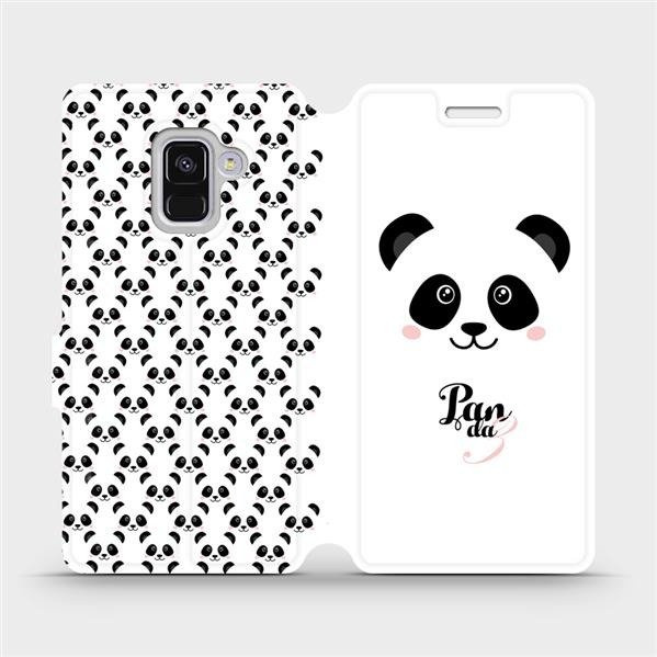 Flipové pouzdro Mobiwear - Samsung Galaxy A8 2018 - M030P Panda Amálka