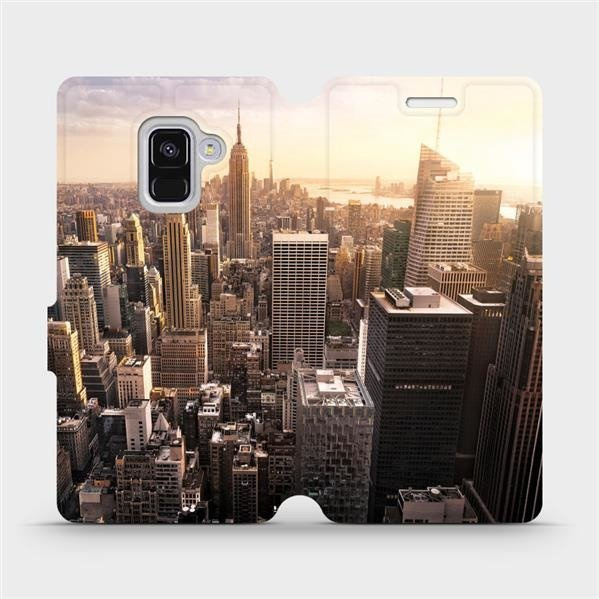 Flipové pouzdro Mobiwear - Samsung Galaxy A8 2018 - M138P New York