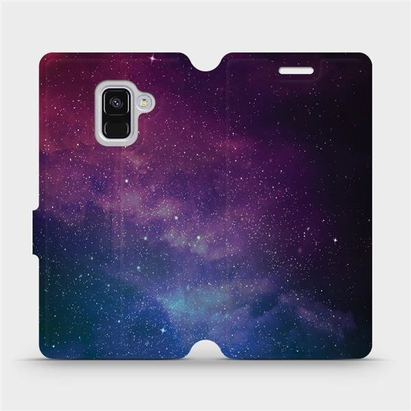Flipové pouzdro Mobiwear - Samsung Galaxy A8 2018 - V147P Mlhovina