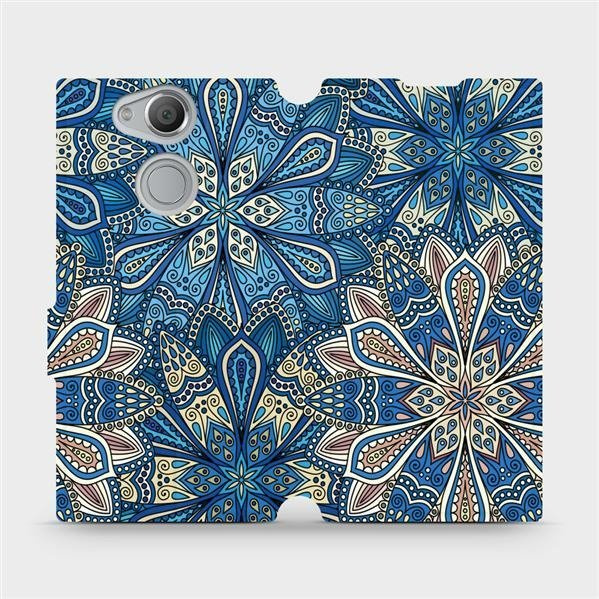 Flipové pouzdro Mobiwear - Sony Xperia XA2 - V108P Modré mandala květy