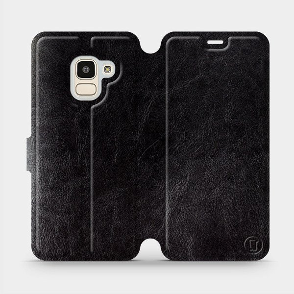 Flipové pouzdro Mobiwear - Samsung Galaxy J6 2018 - Černé a šedé