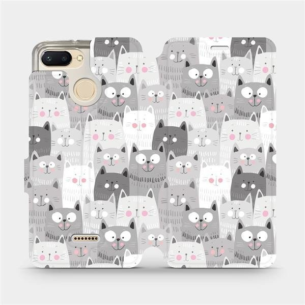 Flipové pouzdro Mobiwear - Xiaomi Redmi 6 - M099P Kočičky