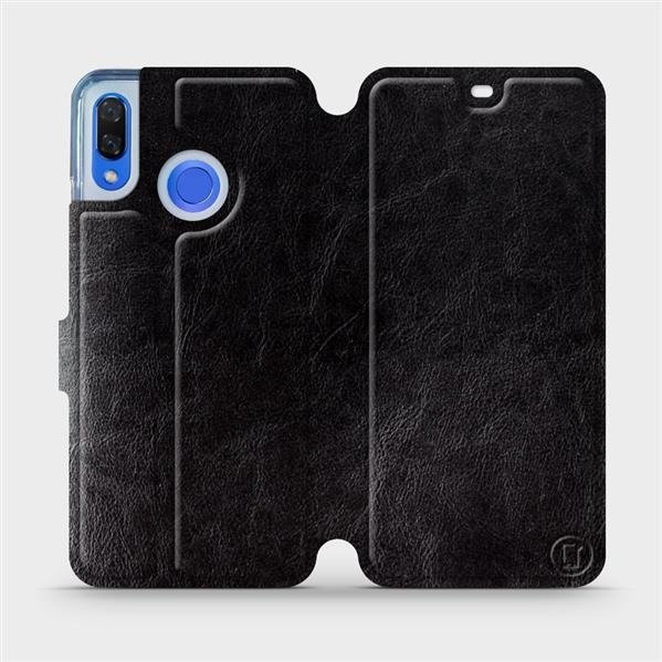 Flipové pouzdro Mobiwear - Huawei Nova 3 - Černé a šedé