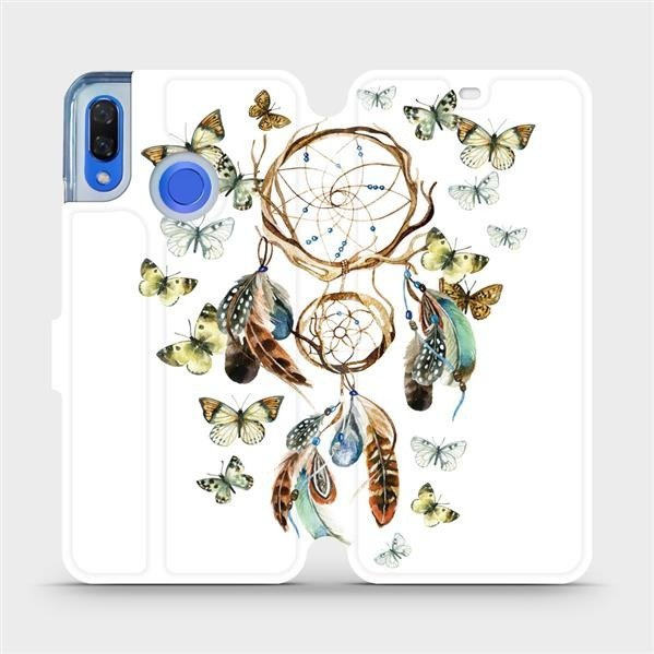Flipové pouzdro Mobiwear - Huawei Nova 3 - M001P Lapač a motýlci