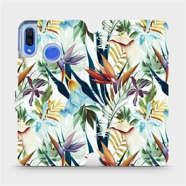 Flipové pouzdro Mobiwear - Huawei Nova 3 - M071P Flóra