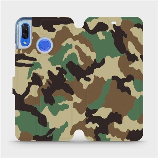 Flipové pouzdro Mobiwear - Huawei Nova 3 - V111P Maskáče