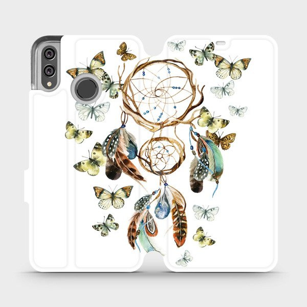 Flipové pouzdro Mobiwear - Honor 8X - M001P Lapač a motýlci