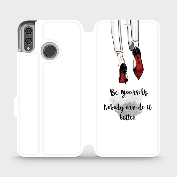 Flipové pouzdro Mobiwear - Honor 8X - M046P Be yourself